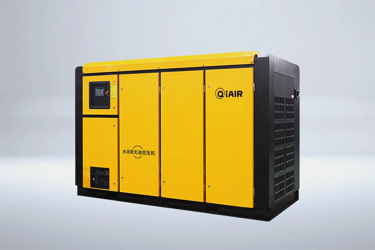 160kw kilowatt 220hphp oil free lubricating screw air compressor